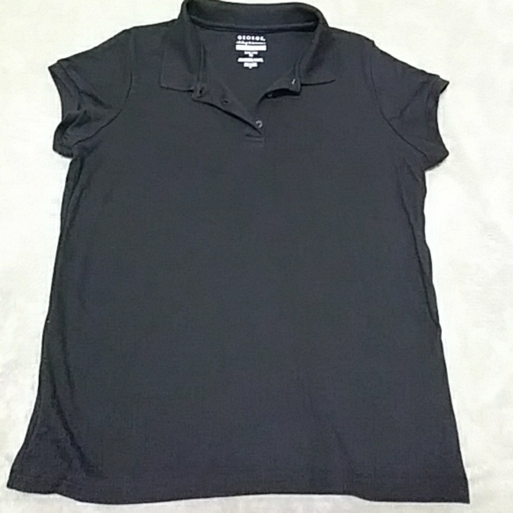 Black collared shirt